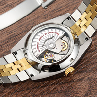 Men's watch 35mm dial Seagull mechanical movt 3ATM luminous causal business wristwatch 8205G - Thumbnail 8