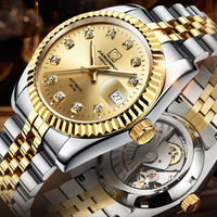 Men's watch 35mm dial Seagull mechanical movt 3ATM luminous causal business wristwatch 8205G - Thumbnail 2