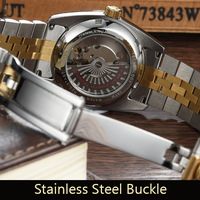 Men's watch 35mm dial Seagull mechanical movt 3ATM luminous causal business wristwatch 8205G - Thumbnail 7