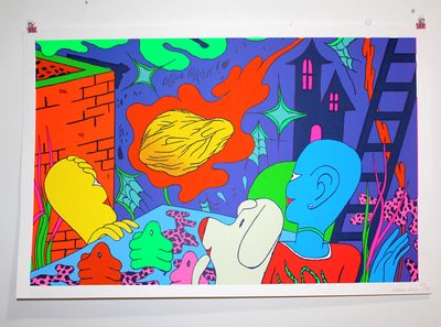 Sudden Meteoroid Screen Print