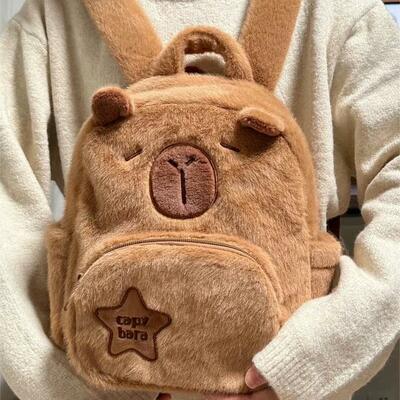 Kawaii capybara furry backpack - Thumbnail 2