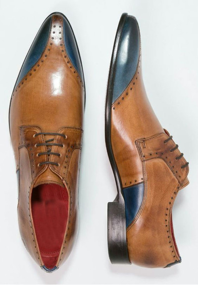 Narrow Tow Italian Design Beautiful Touch Handmade Lace Up Shoes