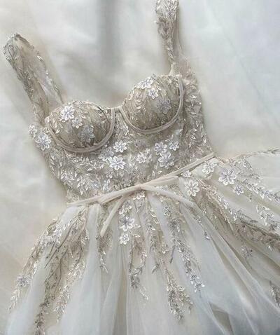 Beautiful Casual Long Tulle Formal Prom Dress