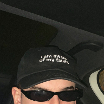 I Am Aware Of My Faults Hat