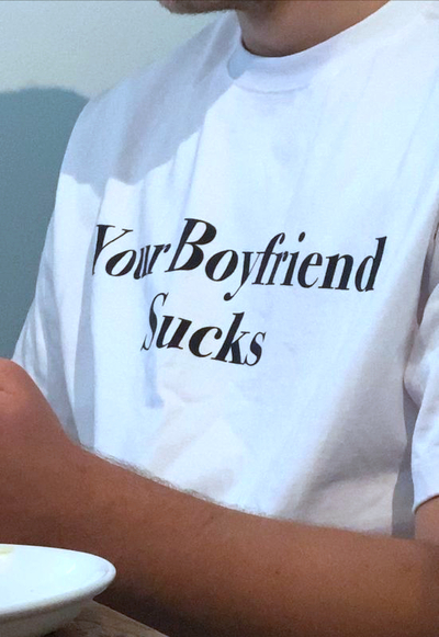 Free Shipping-YOUR BOYFRIEND S*CKS TEE