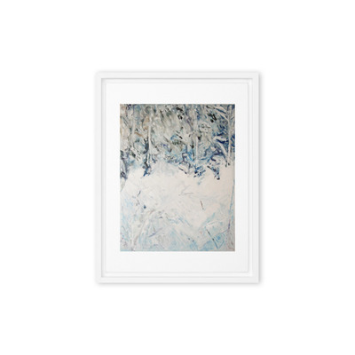 Framed canvas - Snow