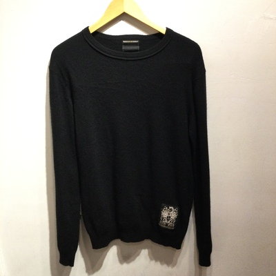 Neighborhood black wool sweater 03