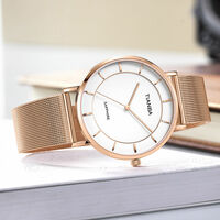 Tianba solar watches TM9006 sapphire Valentine‘s day lovers gift 3ATM causal business wristwatch - Thumbnail 4