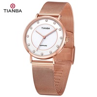 Tianba solar watches TM9006 sapphire Valentine‘s day lovers gift 3ATM causal business wristwatch - Thumbnail 2
