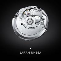 Cadisen Watches Mens 40mm case Japanese NH35A automatic mechanical luminous 10ATM business wristwatch C8222 - Thumbnail 7