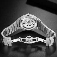 Meteorite dial Cadisen Mens watches Japanese NH35A automatic mechanical luminous 10BAR business wristwatch C8193 - Thumbnail 2