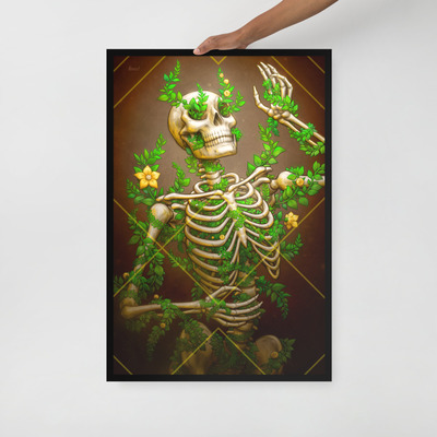 Regrowth framed poster