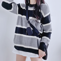 COLORBLOCK STRIPED SWEATER - Thumbnail 2