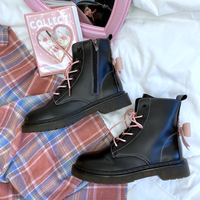 AESTHETICS COMBAT BOOT WITH BOW - Thumbnail 3