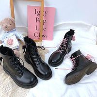 AESTHETICS COMBAT BOOT WITH BOW - Thumbnail 2