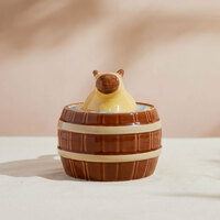 Cute Capybara Mug With Lid - Thumbnail 3