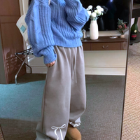 Y2K BOW JOGGER PANTS - Thumbnail 1