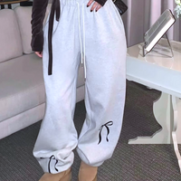 Y2K BOW JOGGER PANTS - Thumbnail 2