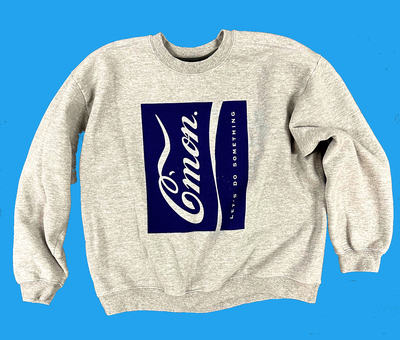C'mon Cola Sweat Shirt --- Grey --- Size: XL