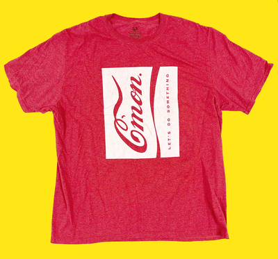 C'mon Cola Shirt --- Pale Red --- Size: XL