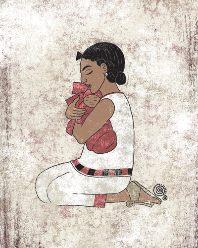 Nantli (Mother) Art Print