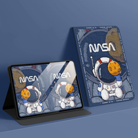 Astronaut Painted iPad Pro Air Mini New iPad Silicone Cover IPMC402 - Thumbnail 1