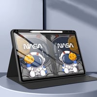 Astronaut Painted iPad Pro Air Mini New iPad Silicone Cover IPMC402 - Thumbnail 5