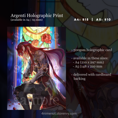 Argenti Holographic Print (A4/A5)