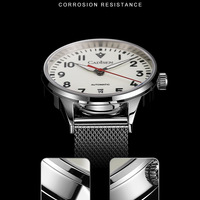 Cadisen Pilot Mens Causal Watches Full Luminous Dial 40MM Case Automatic Mechanical 5BAR Wristwatch C8224 - Thumbnail 9