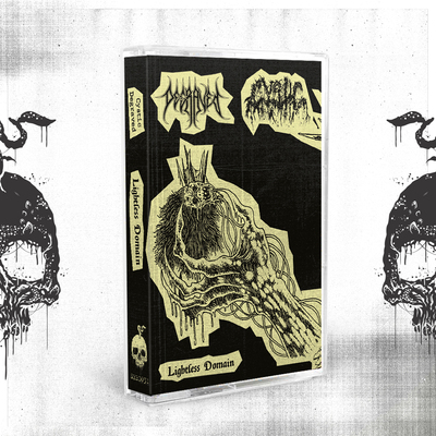 Cystic / Degraved - Lightless Domain split Tape
