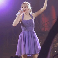 Speak Now Dress Taylor Swift Concert Purple Halter Dress for Women Cocktail Party Wear - Thumbnail 3