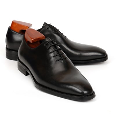 business dress oxford shoes men's wedding top layer calfskin carved vintage 2 colors - Thumbnail 2