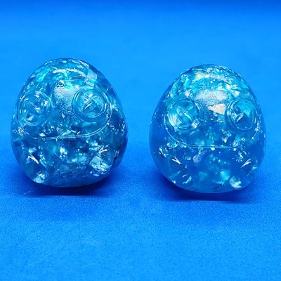 Behbes Collectible Figure (small) (trans blue silver foil)