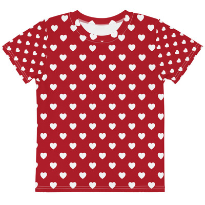Valentine Love Kids crew neck t-shirt