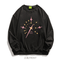 Star Clock Black Sweatshirt - Thumbnail 3