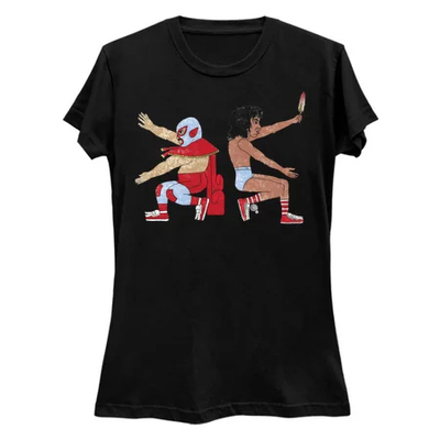 I believe in Science Ladies Slim Fit Black T-Shirt