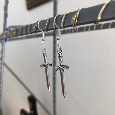 dagger earrings!