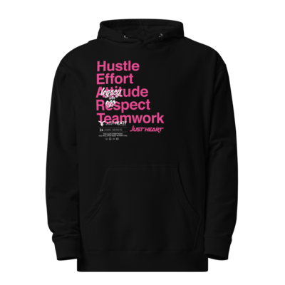 Team heart unisex midweight hoodie - Thumbnail 2