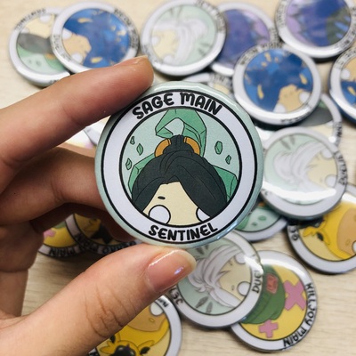 Valorant Main Agent Button Pin