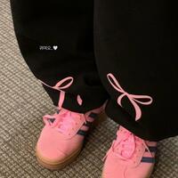 Bow Print Wool Sweat Pants - Thumbnail 1