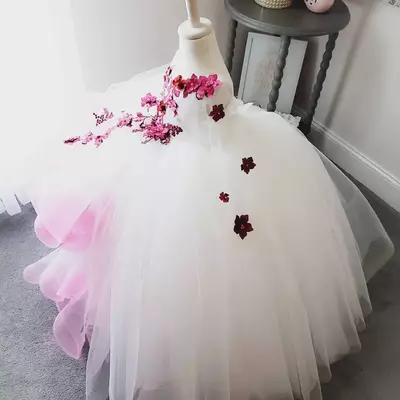 stunning lace pearls flowers flower girl dresses hand made flowers little girl wedding dresses vintage pageant dresses gowns