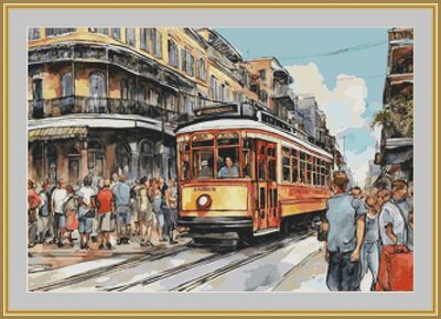 New Orleans Cross Stitch Pattern