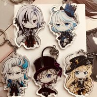 Genshin Impact 2.5" Clear Acrylic Charms - Thumbnail 7