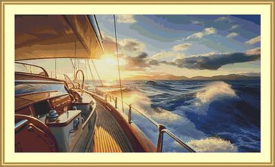 On Board Cross Stitch Pattern