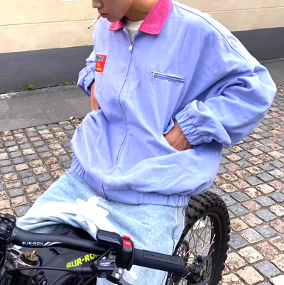 VINTAGE CONTRAST COLLARED CARGO JACKET