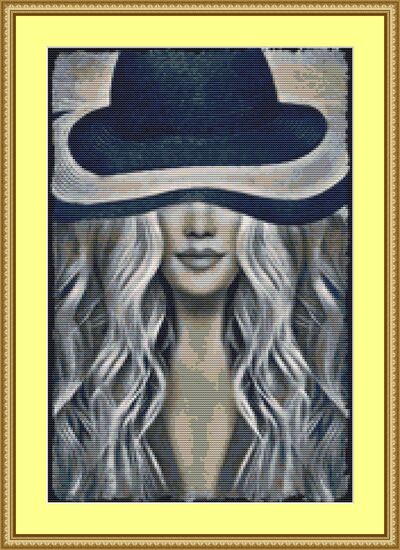 Under The Hat Cross Stitch Pattern