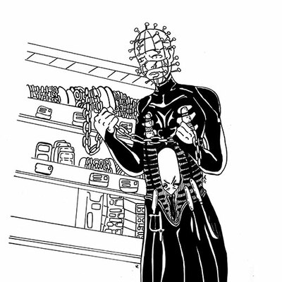 Hellraiser's pinhead, macabre mundanity series - Thumbnail 5