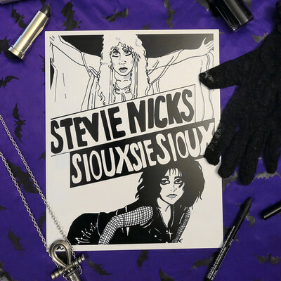 Versus: gothic icons, stevie nicks vs siouxsie sioux - Thumbnail 3