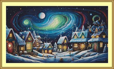 At Night Cross Stitch Pattern