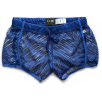2PK D.M Underwear Mesh Perforated Holes Boxer Shorts Mens Sexy Sheer Homewear Sleep Bottoms DM6005 - Thumbnail 5